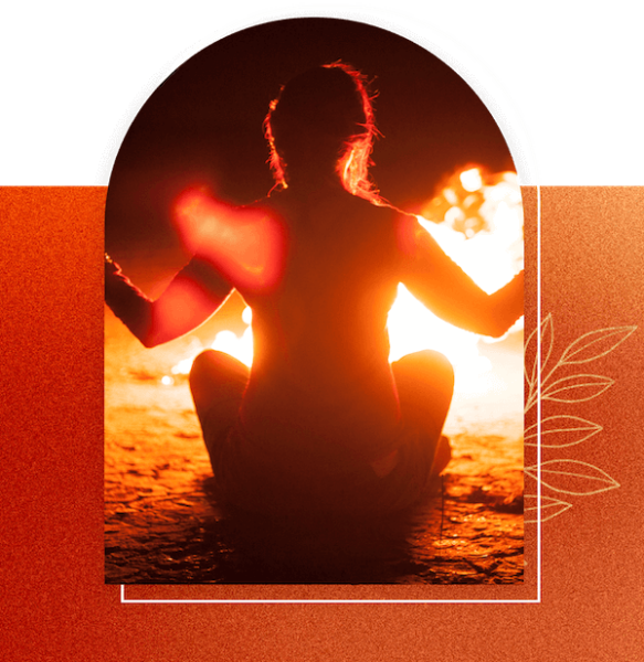 HeatherAsh with fire