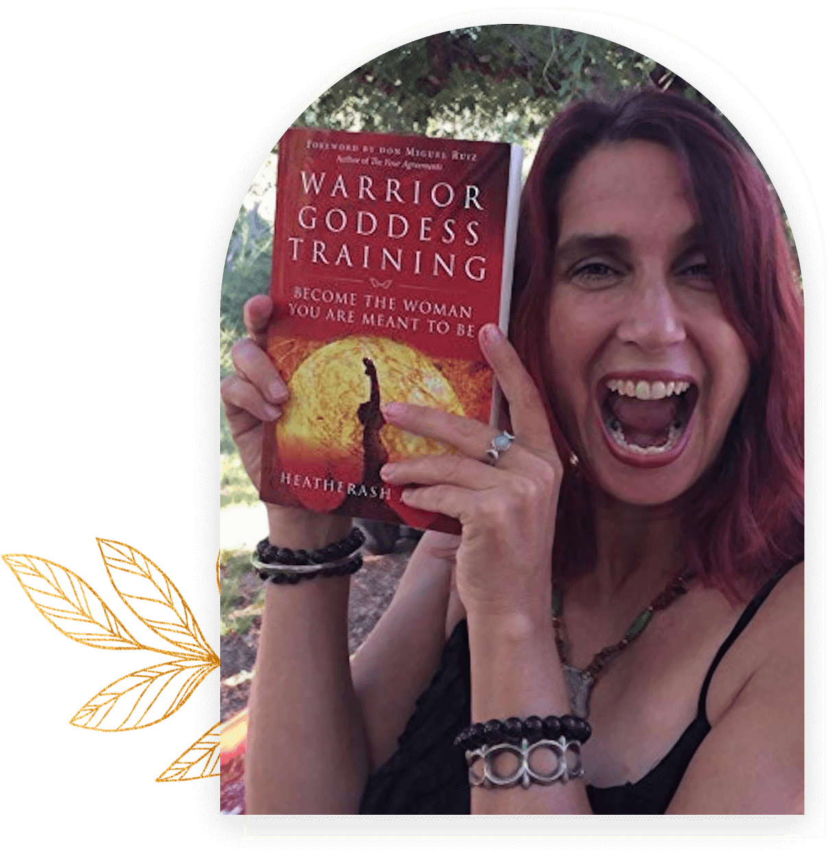 HeatherAsh with Warrior Goddess Training Book