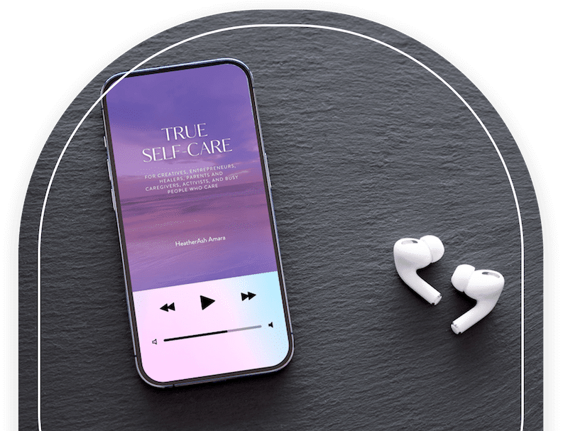 self care course - audio mockup